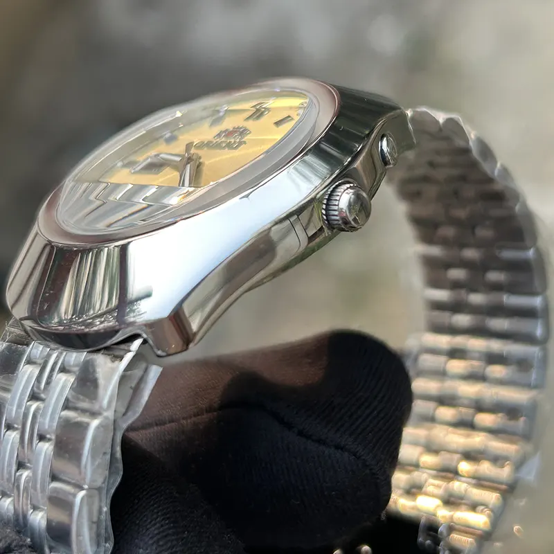 Orient NOS Diastar Cream Dial Men's Watch- SEM70002CG